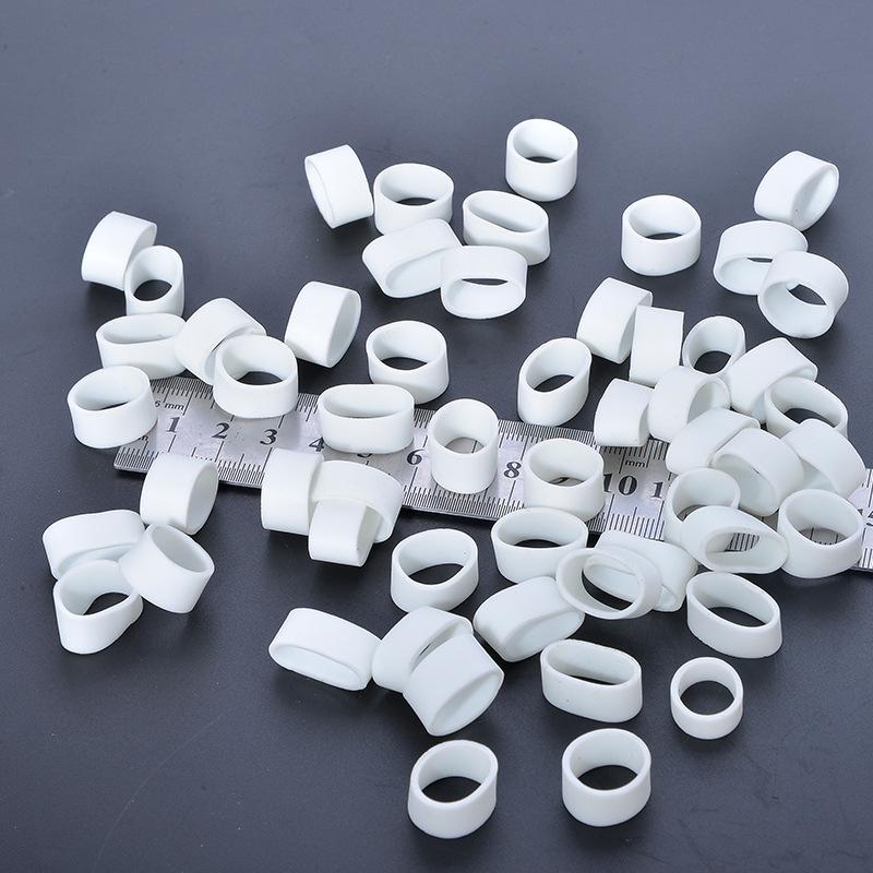 

High Elasticity Durable White Rubber Band Cable Organizer Case