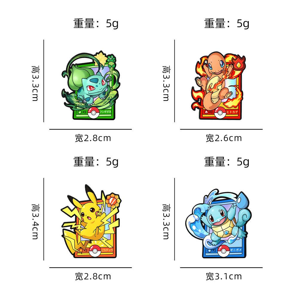 4pcs  Enamel Pins Metal Brooches Lapel Badges for Backpack Clothes Jewelry Accessory Cartoon Lapel Pin Gift for Fans Kids