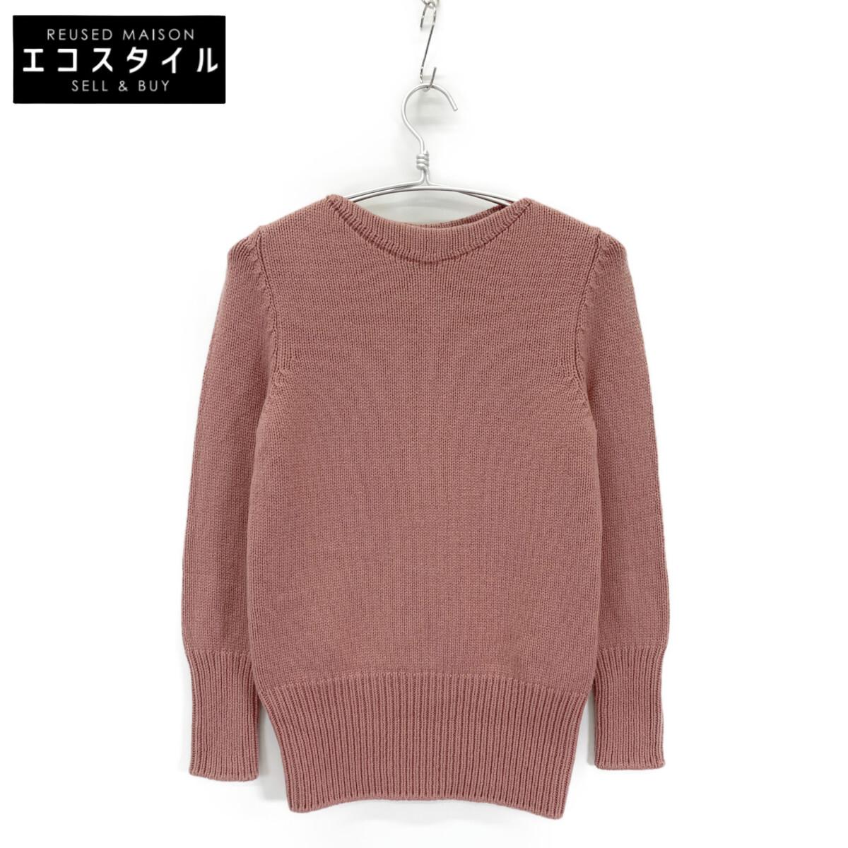 

BOTTEGA VENETA 458918 Pink cashmere knit tops 38 pinkUsed