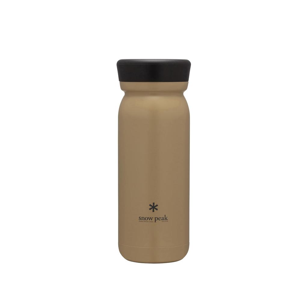 Snow Peak Stainless Steel Vacuum Bottle M500, Sand, TW-501-SN