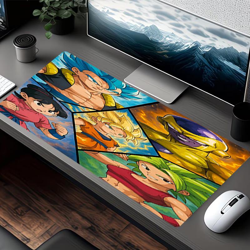 Dragon Ball Print Mouse Pad, for Keyboard Pad Laptop PC Mat for Office Home Use, Desk Decor, Perfect Birthday Gift for Gamers