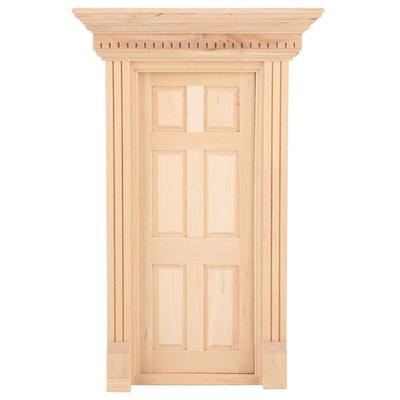 1:12 Vintage Miniature Door Accessory Room Furniture Doll House Toy