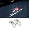 LED Courtesy Door Lights with Logos and LED High Set of 2 and for Toyota Supra 5th Generation DB GR Chips, Brightness, (Left Right) (2019-) (01)