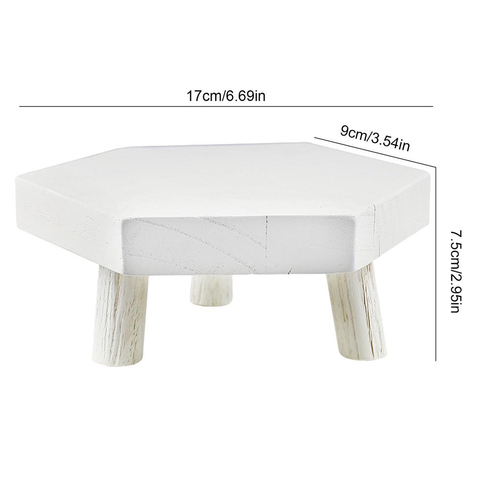 

Подставка для растений из дерева, подставка для цветочного горшка, подставка для растений, декоративный шестиугольный держатель для цветов, постамент для горшечных растений