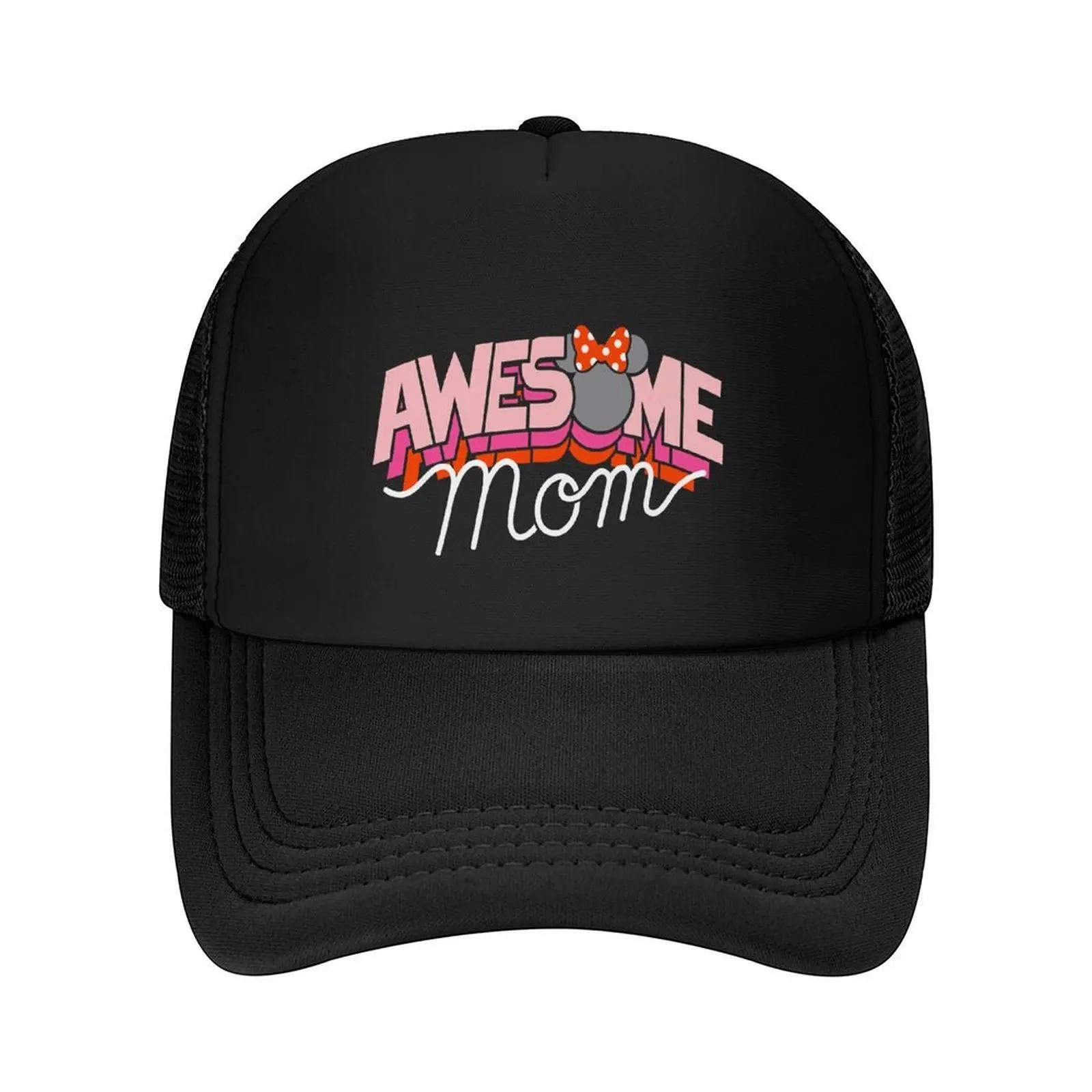 Mouse Awesome Mom Baseball Cap New In Hat foam party Hat Sun Hat For Children cute Womens Hats Unisexs