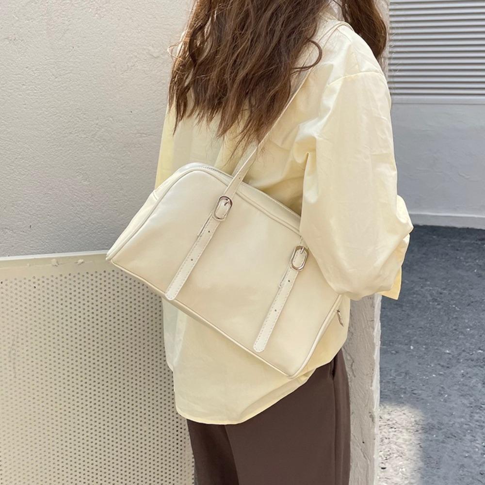 

Зеленая дорожная сумка в корейском стиле, женская сумка, портативная сумка через плечо из искусственной кожи, женская белый