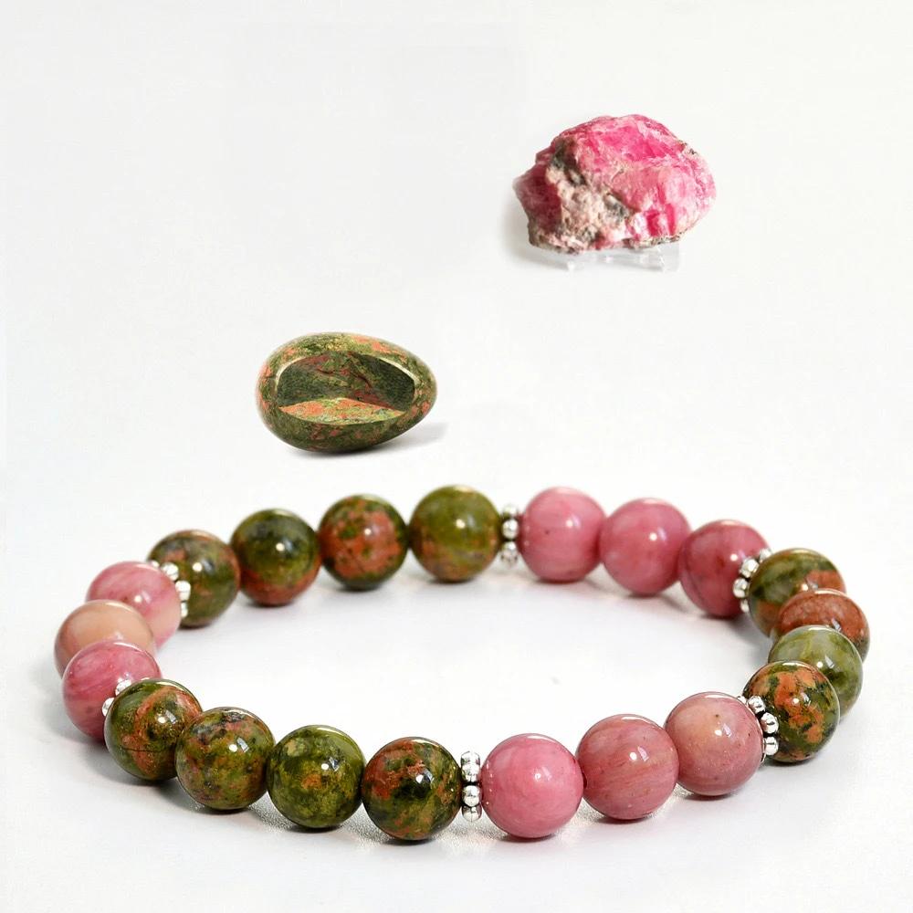 Classic Natural Stone Wealth Love Lucky Bracelet for Men and Women Fashion Original Stone Beading Creative Strings Jewelry