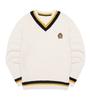 NP STUDIO Nasty Whale Logo Knit Ivory