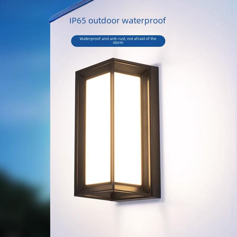 Wasserdichte Moderne Außenwandleuchte für Garten, Balkon oder Eingang