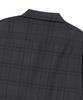 BEYOND CLOSET [Collection Line] Lux Fabric Check Short Sleeve Shirt Charcoal Gray
