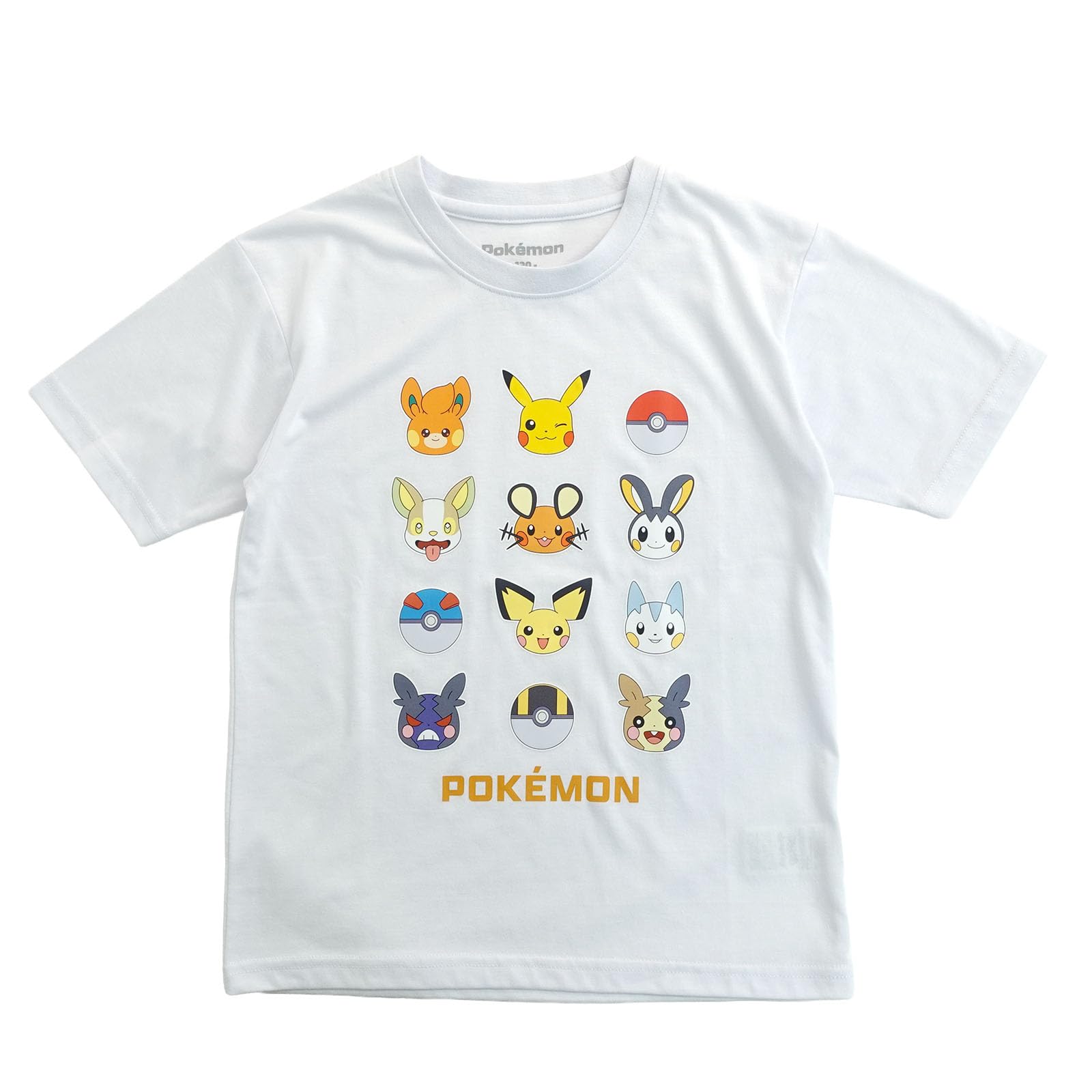 

Футболка с коротким рукавом и защитой от комаров Pokémon типа Fineplus, влагоотводящая, быстросохнущая, антибактериальная, устойчивая к запахам, белый