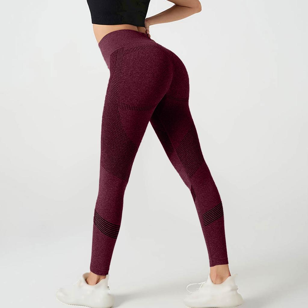 Women's Casual Seamless Hip Lifting Fitness Pants With Tight Fit And High Waist, Seach Hip Yoga Pants