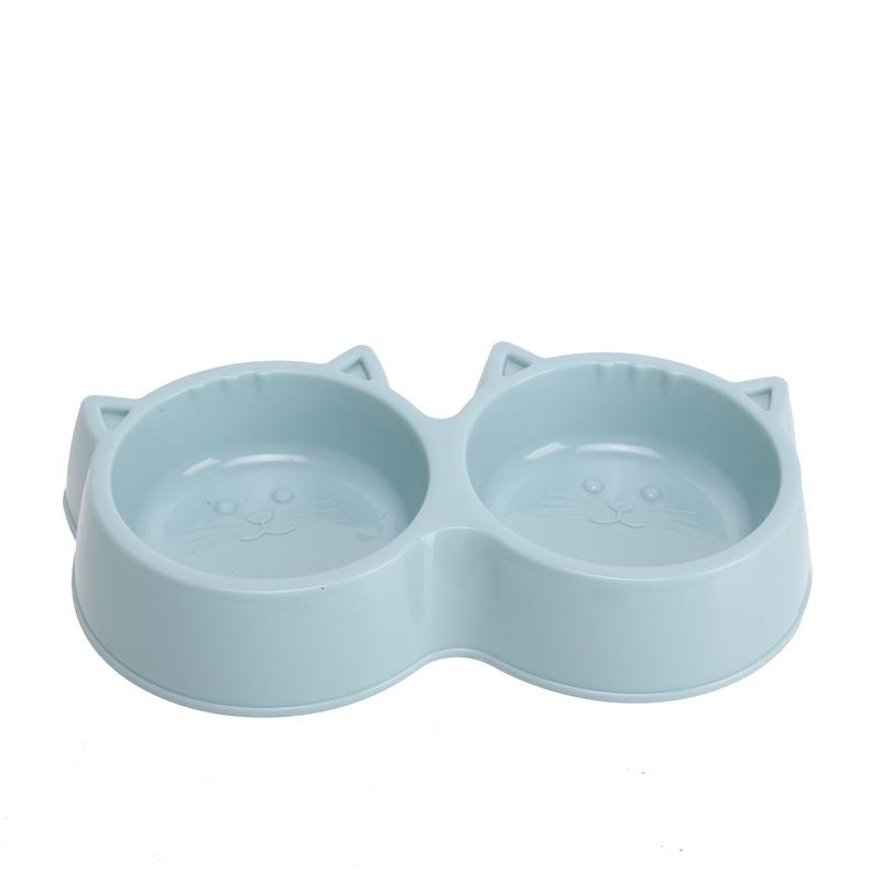 Boluri Duble Protejează Coloana Cervicală Apă Potabilă Vas pentru Mâncare Anti-lovire și Anti-alunecare Bol pentru Mâncare de Pisici Produse pentru Câini și Pisici