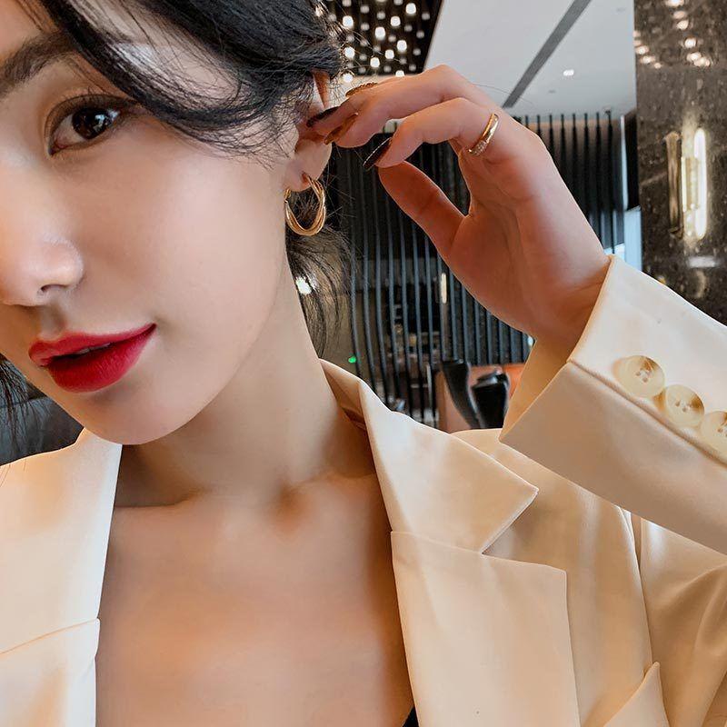 JMXD-Twist Earrings, High-end Temperament, Earrings and Studs.