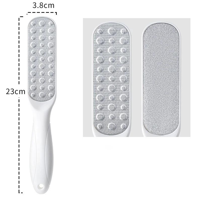1pc Stainless Steel Foot File Double-Sided Foot Rasp Callus Remover Professional Pedicure Tools Foot Scrubber Dead Skin Remover