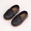 Kids' Korean Style Leather Loafers - Soft Sole, Spring/Autumn, Boys’ & Girls’ Driving Shoes for Toddlers and Young Children.