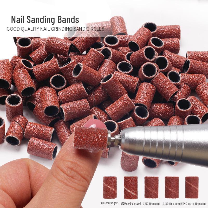 Nail Polishing and Grinding Machine Set - 100 Sanding Bands (80#120#180#)