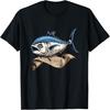 Blauwvintonijn Met Een Oude Rol T-shirt(1)