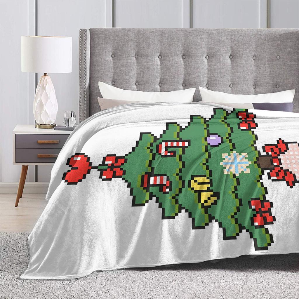 New Year Plaid & Pattern Plush Blanket Boy Girl  Flannel Throw Blanket For Couch Bed Super Soft Design Quality Bedspread Gift