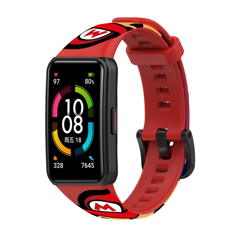 Replacement Strap Compatible for Huawei Band 6 for Honor Band 6 Waterproof Silicone Bracelet Soft Wristband
