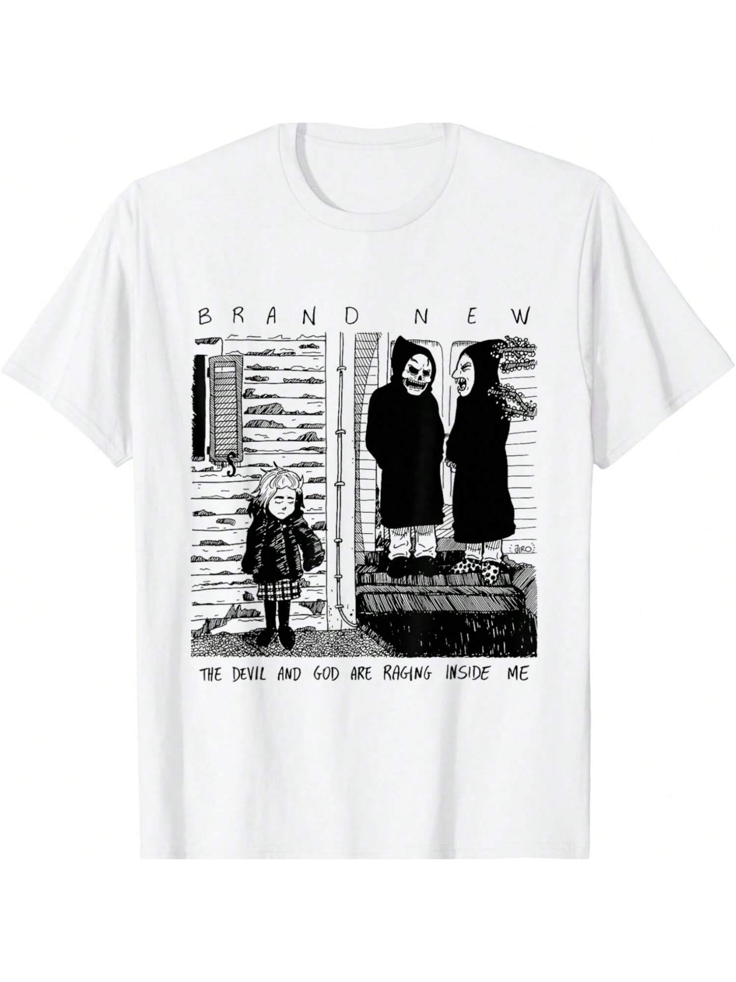 

Brand New Devil And God Band Graphic Women s Cotton TShirt, Pure Cotton Premium Printing, Durable, Casual And Fashionable XXXXXL чёрный