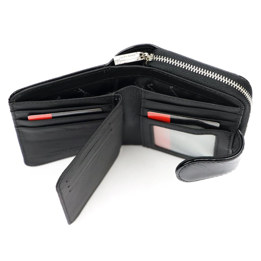 Schlankes Leder-Damenportemonnaie von Pierre Cardin