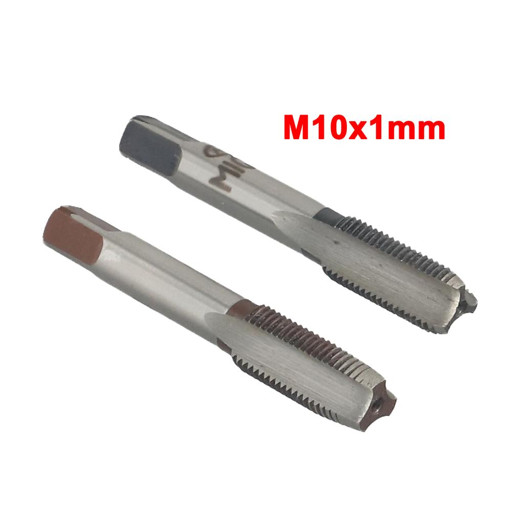 Metalworking Taps Taps 100 Brand 10mmx1 And Hand Thread M10mmx1 Parts Silver Thread Accessories HSS Metric Taper