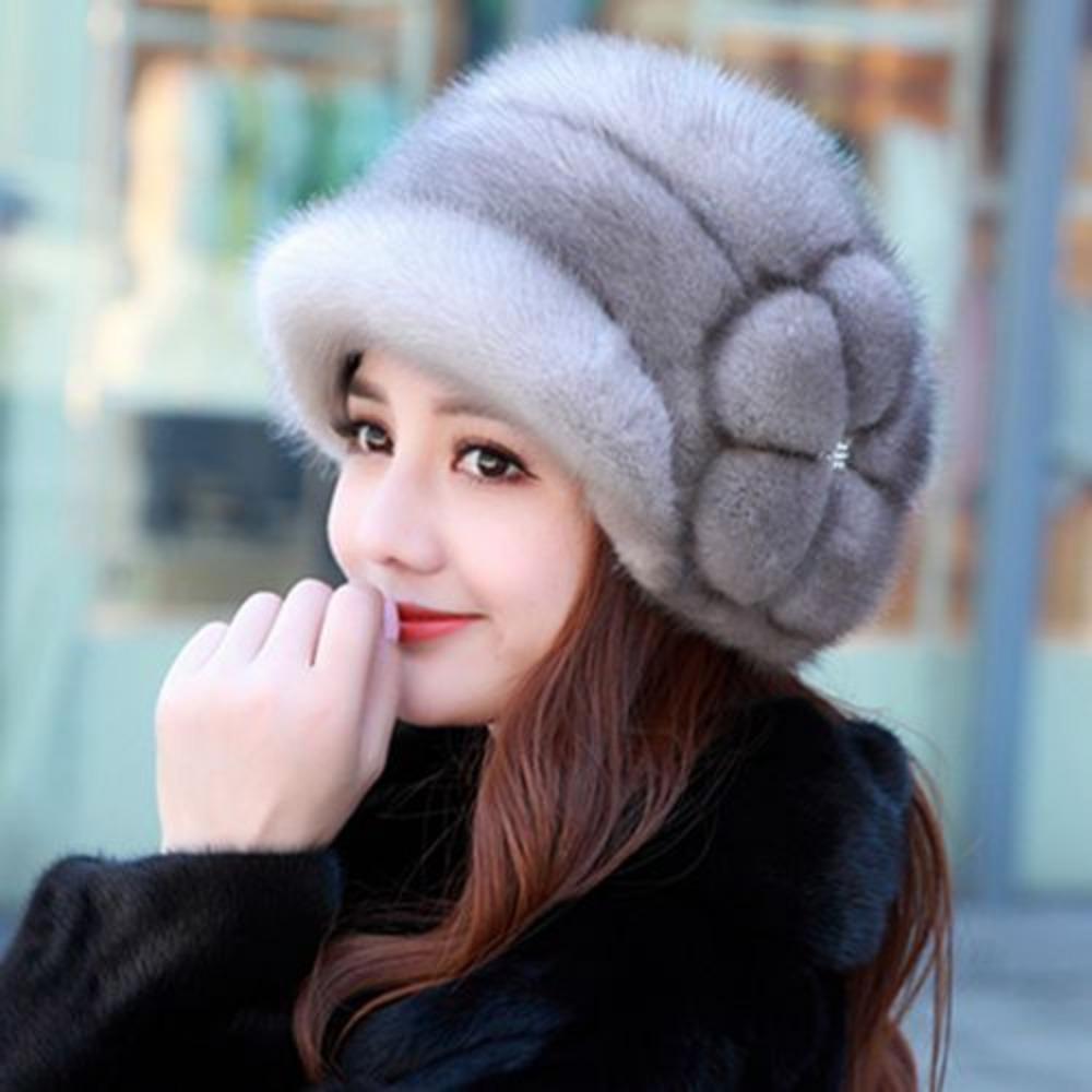 Winter New Arrival Large Floral Warm & Thickened Premium Hat