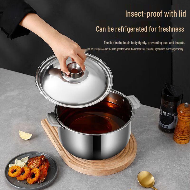 304 Stainless Steel Kitchen Oil Container