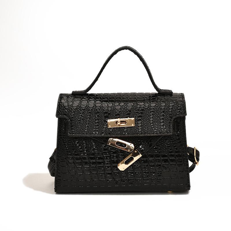 Stylish Pu Leather Handbag Trendy Street Style 2024 Summer Small Crossbody Bag