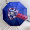 Johor Darul Ta'zim FC  Pattern, Automatic Folding Umbrella, Portable and Foldable Design, 8 Ribs, a Christmas or Birthday Gift.