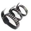 Unisex Studded Dog Collar Adjustable PU Leather Collars for Medium and Large Dogs Pet Necklace for Doberman Big Dogs Products