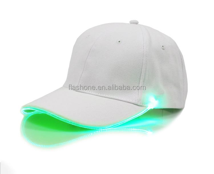 Custom Cotton Snapback Light Hat Truck Driver Rave LED Baseball Cap Luminous Glow Caps Glowing Flashing Lighted Cap In Stock