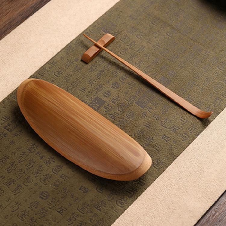 3Pcs Bamboos Teas Utensils Collection Feature Flower Engraving Smooth Craftsmanship For Safe Handling And Pleased Teas Experiences