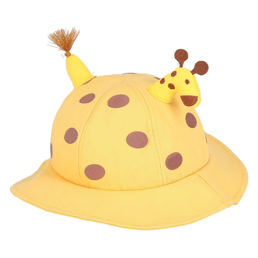 Kids Bucket Hat Cotton Cute Cartoon Deer Shaped Wide Brim Sun for Children