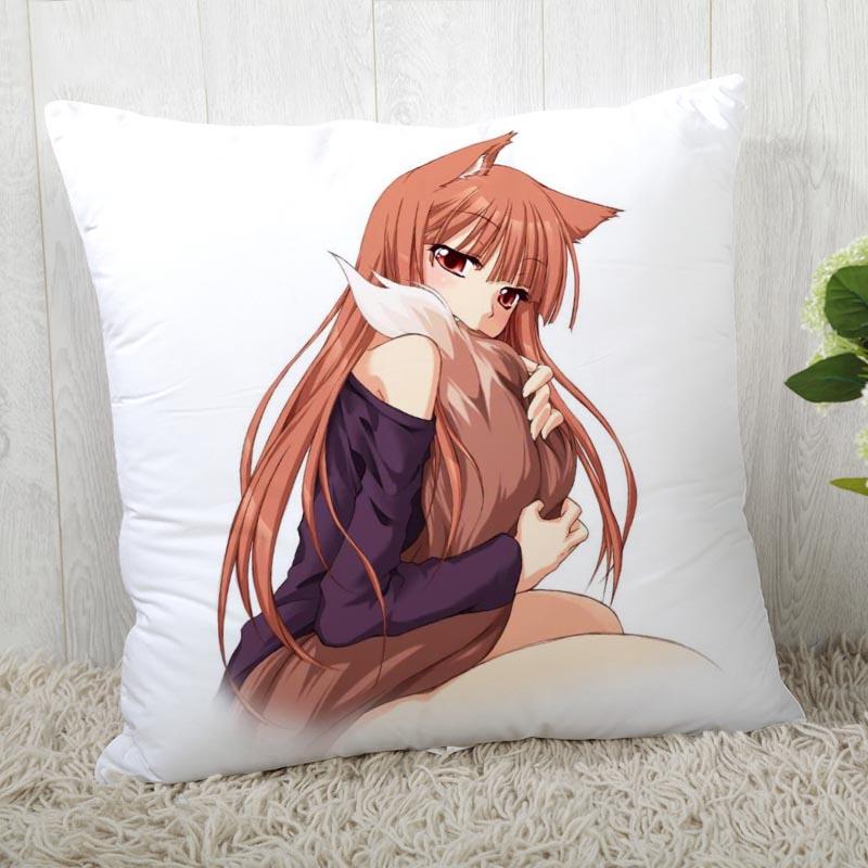 Spice And Wolf Pillow Cover Customize Pillow Case Modern Home Decorative Pillowcase For Living Room 45X45Cm A19.12.13