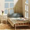 Mini Vintage Miniature Bed 1:12 Doll House Realistic Bed New Metal Dollhouse Bed