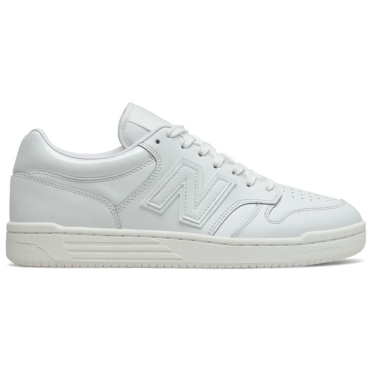 New Balance 480 White Patent Unisex Sneakers Rain-Cloud BB480LWW