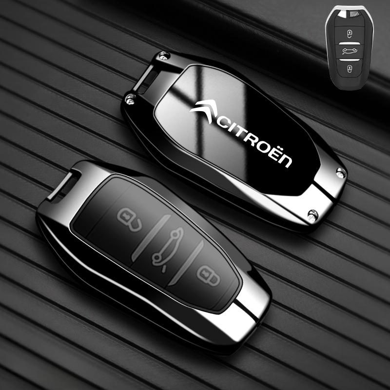 Zinklegering High-end Auto Sleutelhoesje Voor Citroen C1 C2 C3 C4 C5 C6 VTS Xsara C-Crosser Berlingo Jumpy Sleuteletui Sleutelhanger Accessoires