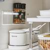1/2Pcs Kitchen Storage Rack Seasoning Jar Storage Rack Simple Bottle Clip Wall Mount Spice Bottle Stand 5 Hole Ingredient Holder