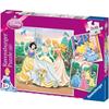 Puzzles 3x49 pièces Disney Princesses, Dès 5 ans, Ravensburger