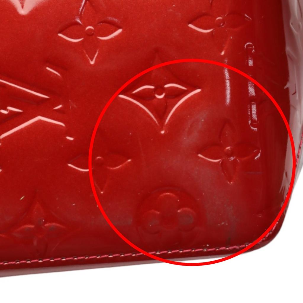 LOUIS VUITTON Vernis Belvee PM Handbag Vernis Pomdamul Women M93583 Used