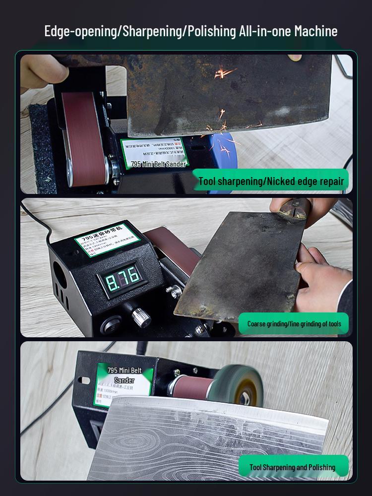 Compact Fully Automatic Electric Knife Sharpener for Home and Commercial Use