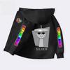 Bluzy z kapturem Sprunki dla dzieci Incredibox Figurki anime Bluza dla dziewczynki Dziecięcy wiosenno-jesienny sweter Prezent Ubrania dla chłopców 4-14L