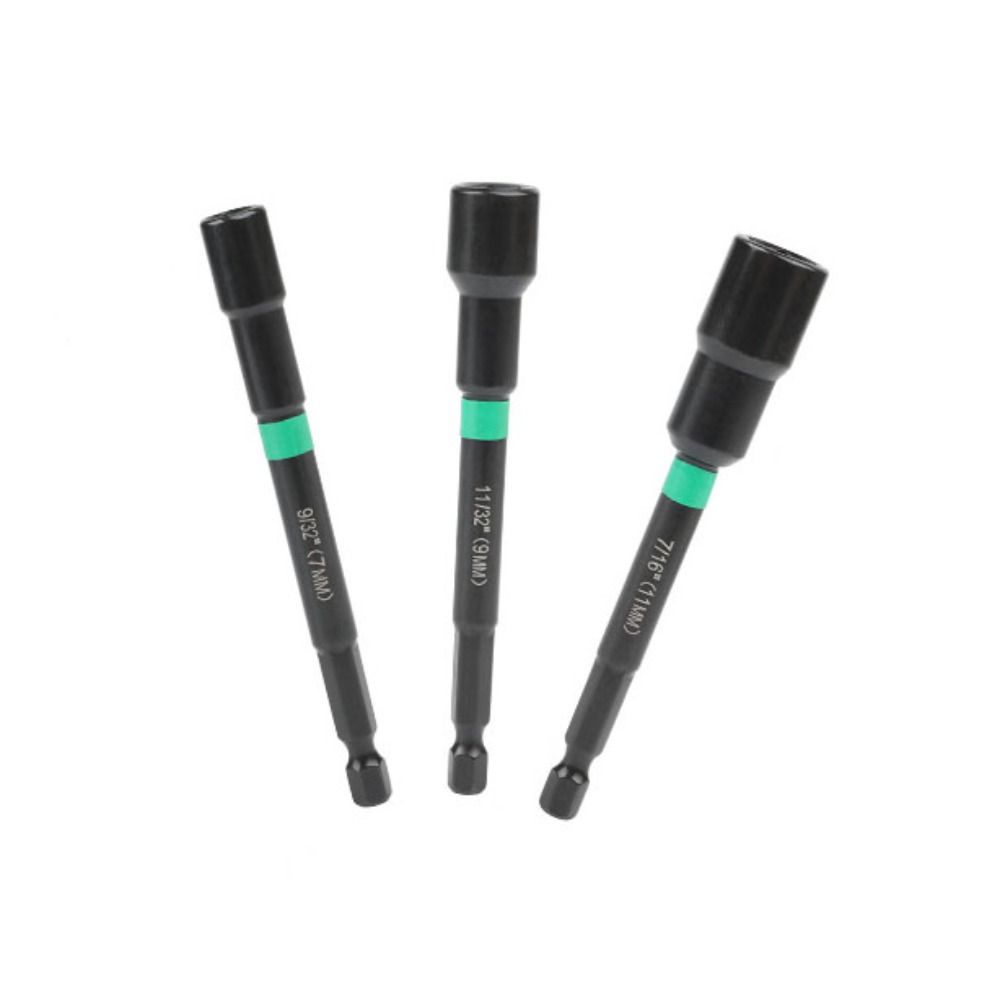 High Hardness Impact Socket Head Magnetic Drill Bit  Extender Hex Socket Sleeve  Wrench