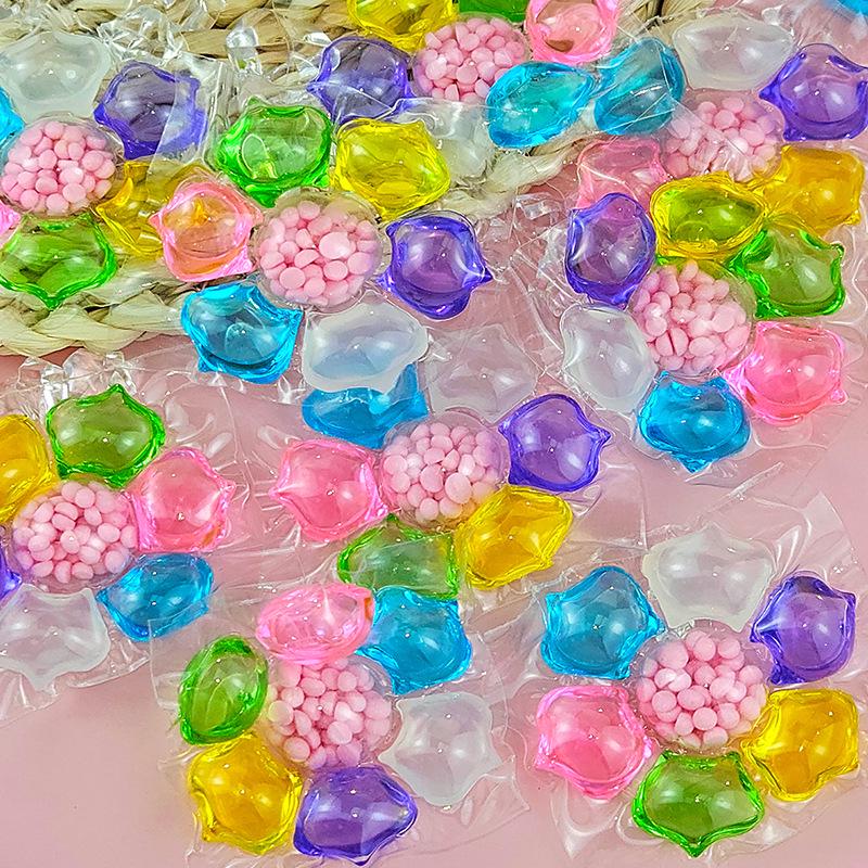 Yi Ke Shu 7-in-1 Laundry Pods: Fragrance Clean, Stain Removal, Long-Lasting Scent, Multi-Chamber Laundry Beads.