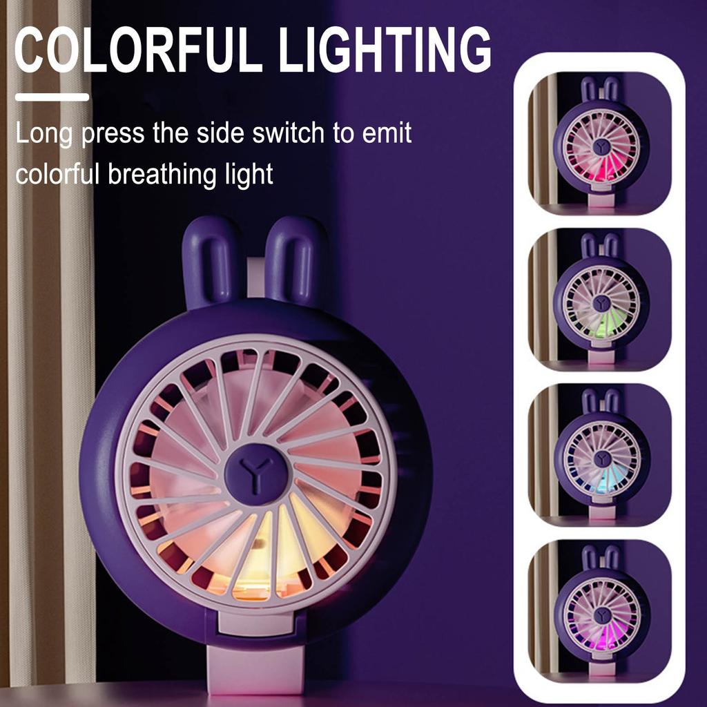 Osobní mini ventilátor na zápěstí USB dobíjecí ventilátor do hodinek s nastavitelným popruhem na zápěstí Přenosný rychlý kapesní ventilátor pro děti Děti Vnitřní a venkovní kancelář Tr