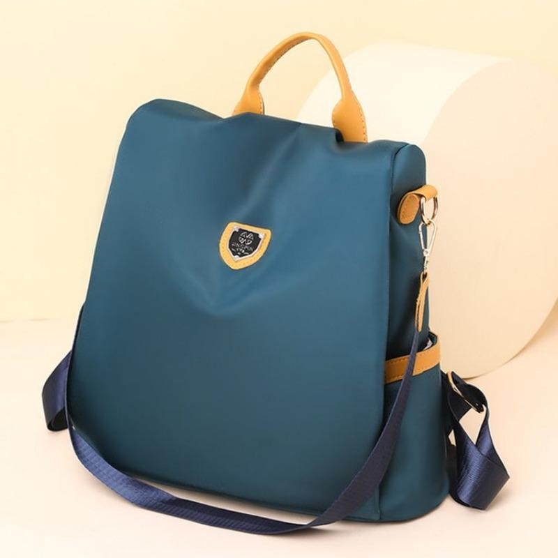 

Модные противоугонные женские рюкзаки известного бренда, высококачественный водонепроницаемый оксфордский женский рюкзак, женский рюкзак большой вместительности темно-синий