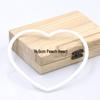 White Round Heart-shaped Plastic Ring for DIY Crafts and Dreamcatchers