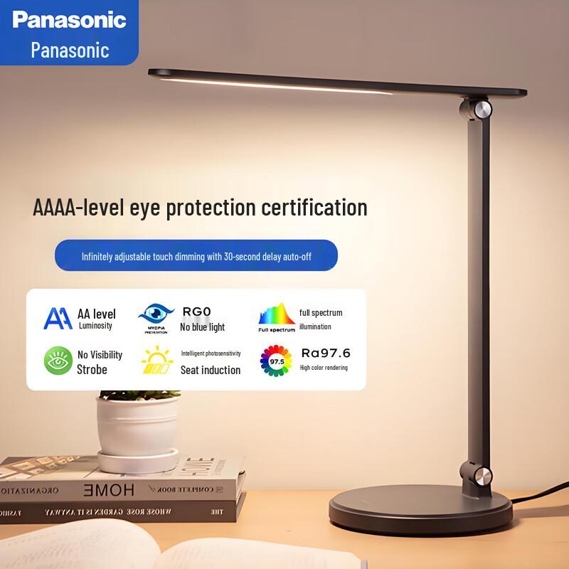 Panasonic Zhilan AAAA Eye-Protection LED Desk Lamp CN plug (adapter included)